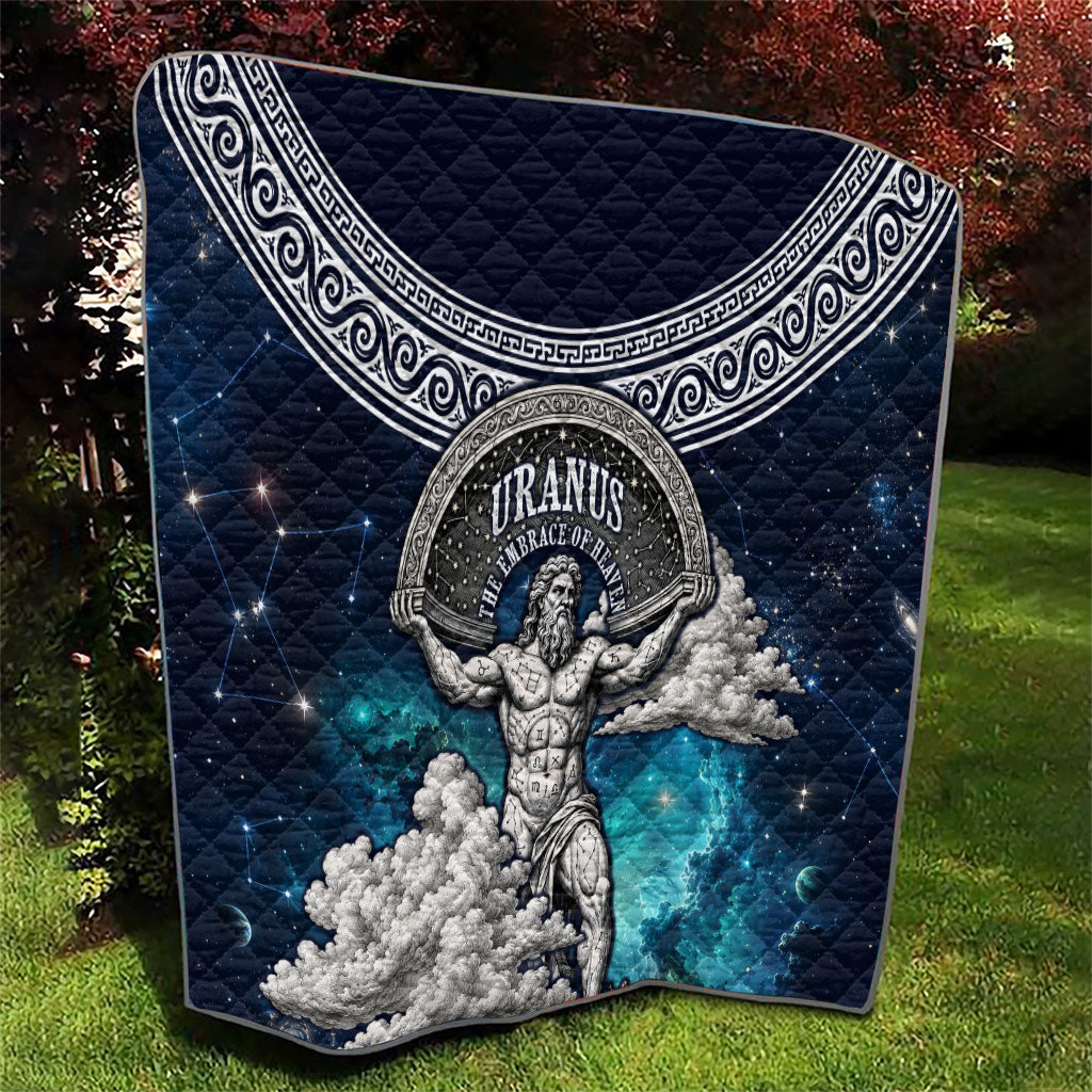 Uranus Greek God Of The Sky Quilt Greek Mythology Celestial Zodiac Constellation Vintage