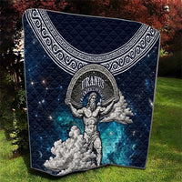 Uranus Greek God Of The Sky Quilt Greek Mythology Celestial Zodiac Constellation Vintage