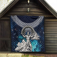 Uranus Greek God Of The Sky Quilt Greek Mythology Celestial Zodiac Constellation Vintage