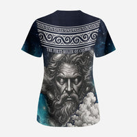 Uranus Greek God Of The Sky Scrub Top Greek Mythology Celestial Zodiac Constellation Vintage