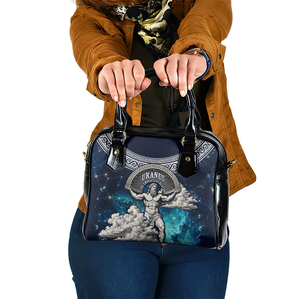Uranus Greek God Of The Sky Shoulder Handbag Greek Mythology Celestial Zodiac Constellation Vintage