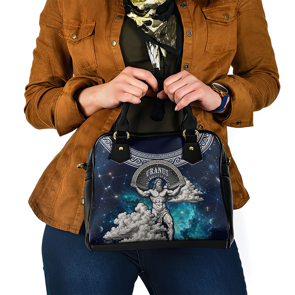 Uranus Greek God Of The Sky Shoulder Handbag Greek Mythology Celestial Zodiac Constellation Vintage