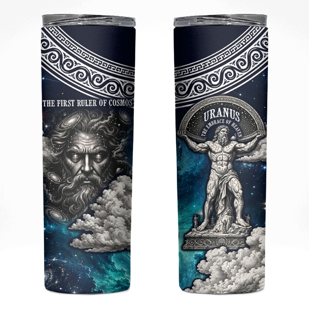 Uranus Greek God Of The Sky Skinny Tumbler Greek Mythology Celestial Zodiac Constellation Vintage