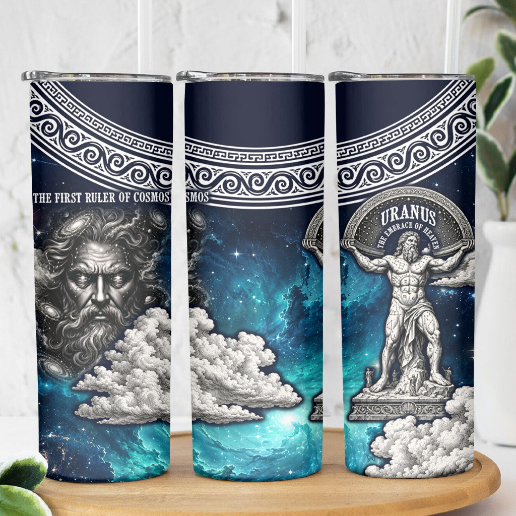 Uranus Greek God Of The Sky Skinny Tumbler Greek Mythology Celestial Zodiac Constellation Vintage
