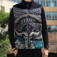 Uranus Greek God Of The Sky Sleeveless Puffer Jacket Greek Mythology Celestial Zodiac Constellation Vintage