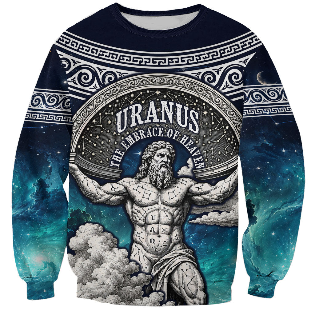 Uranus Greek God Of The Sky Sweatshirt Greek Mythology Celestial Zodiac Constellation Vintage