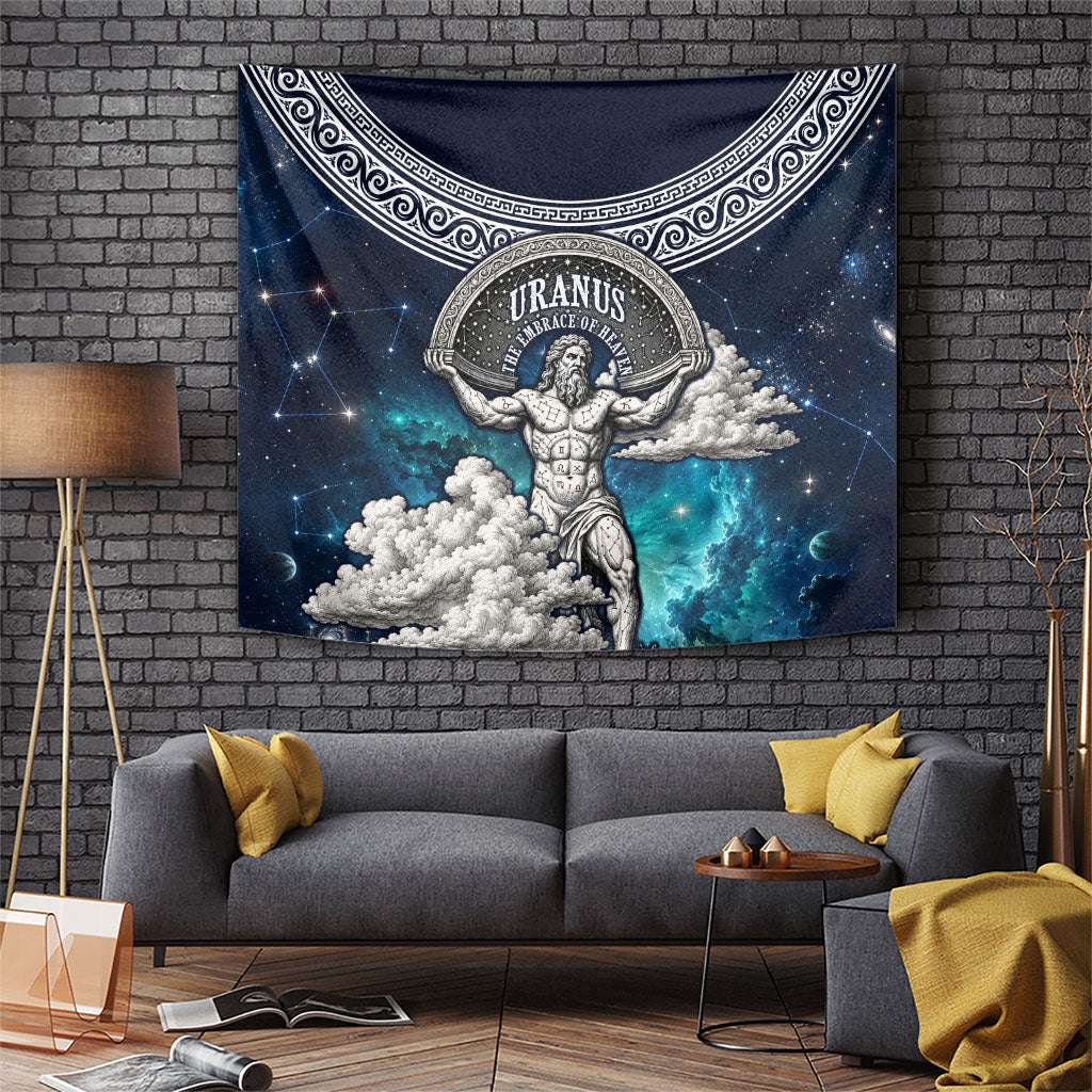 Uranus Greek God Of The Sky Tapestry Greek Mythology Celestial Zodiac Constellation Vintage