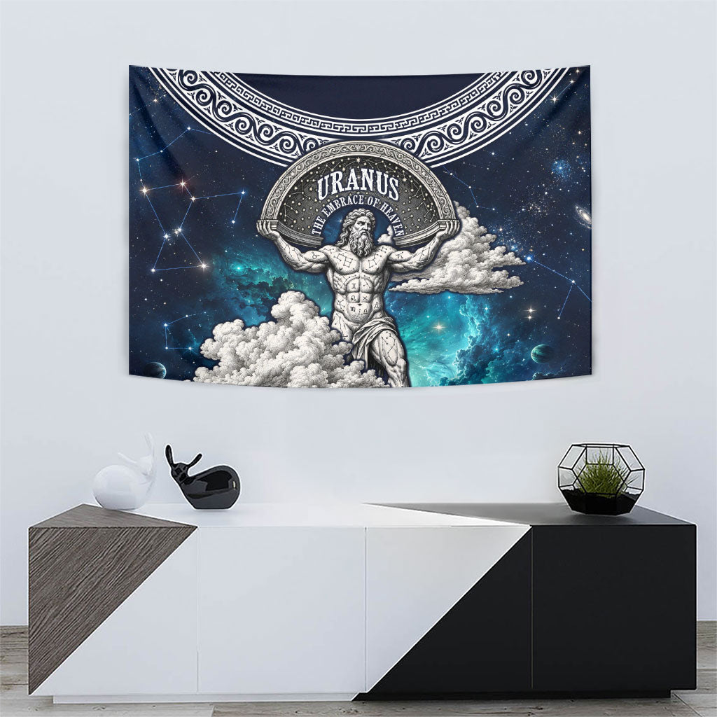 Uranus Greek God Of The Sky Tapestry Greek Mythology Celestial Zodiac Constellation Vintage