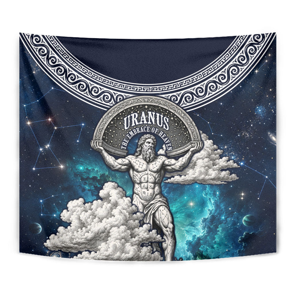 Uranus Greek God Of The Sky Tapestry Greek Mythology Celestial Zodiac Constellation Vintage