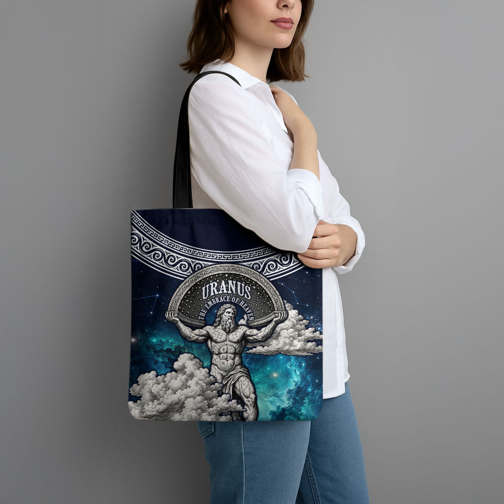 Uranus Greek God Of The Sky Tote Bag Greek Mythology Celestial Zodiac Constellation Vintage