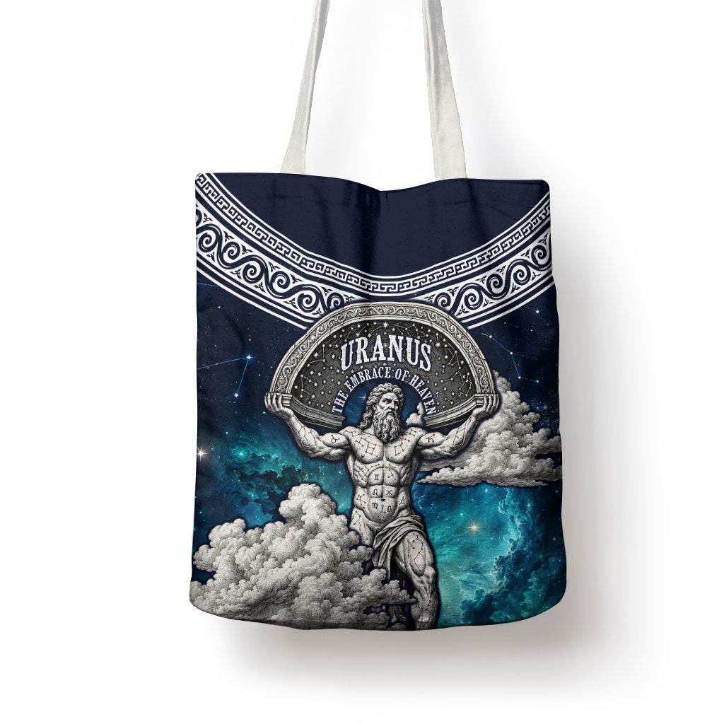 Uranus Greek God Of The Sky Tote Bag Greek Mythology Celestial Zodiac Constellation Vintage