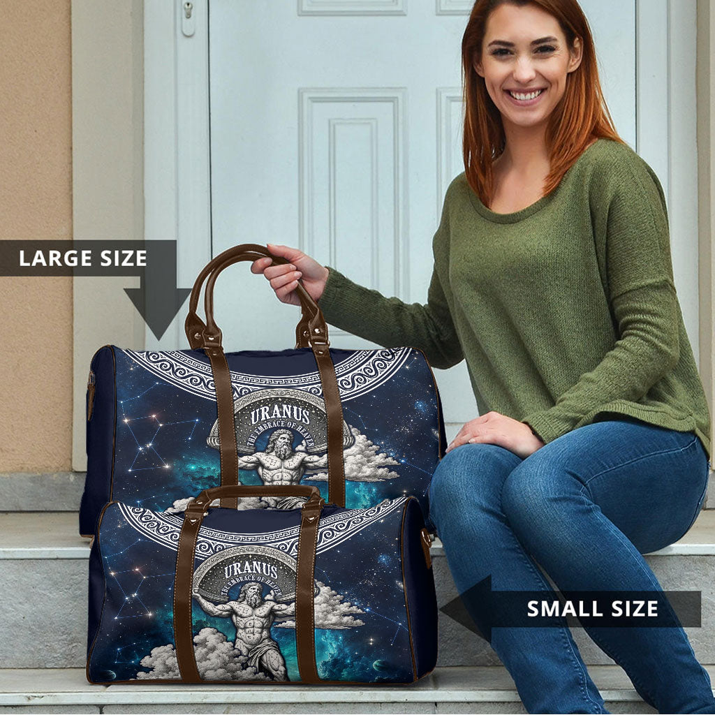 Uranus Greek God Of The Sky Travel Bag Greek Mythology Celestial Zodiac Constellation Vintage