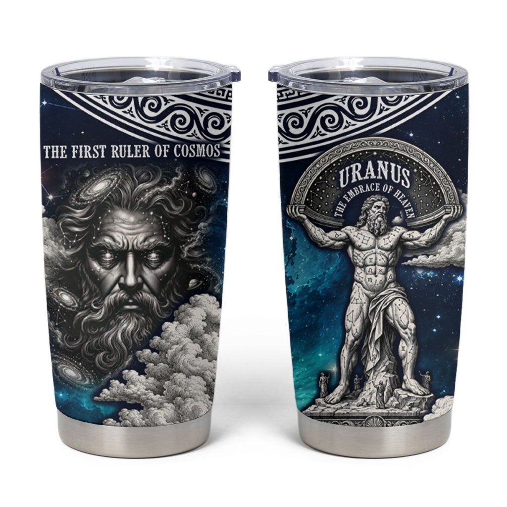 Uranus Greek God Of The Sky Tumbler Cup Greek Mythology Celestial Zodiac Constellation Vintage
