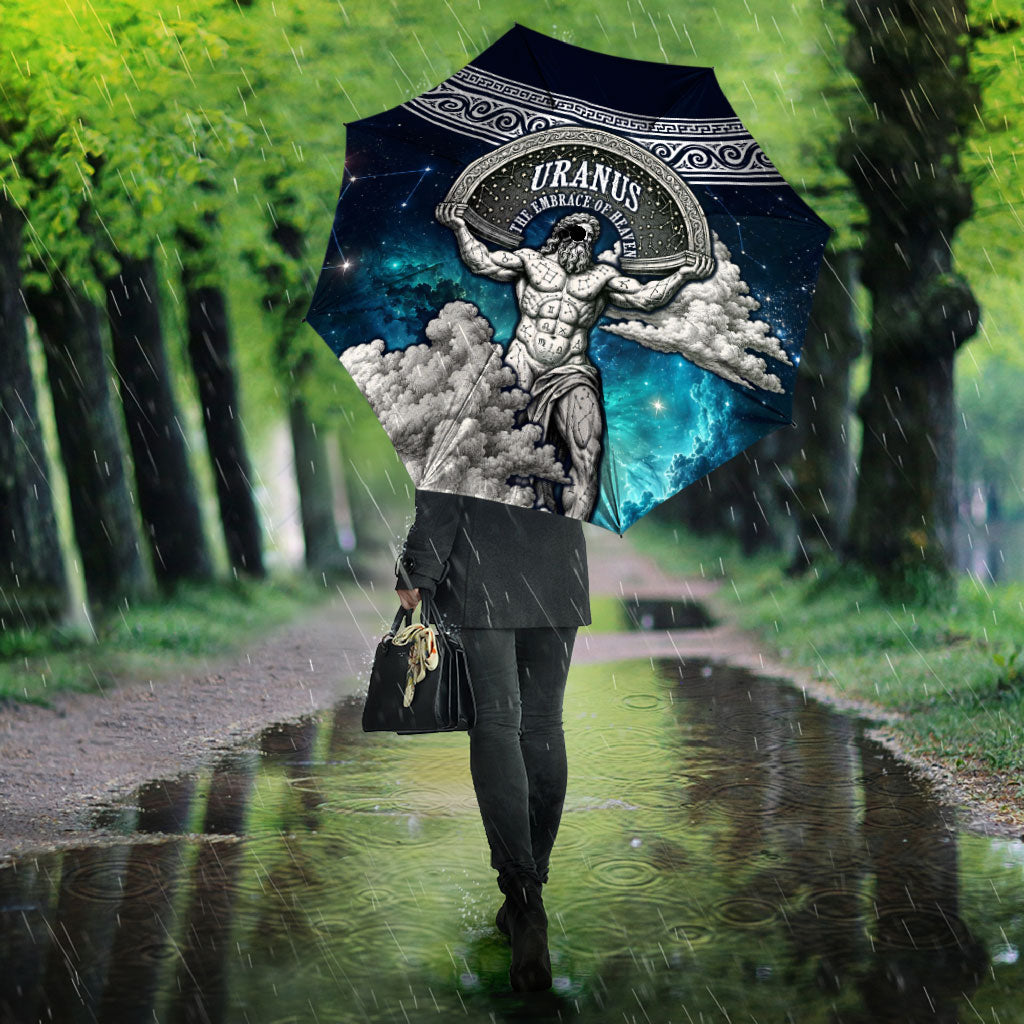 Uranus Greek God Of The Sky Umbrella Greek Mythology Celestial Zodiac Constellation Vintage