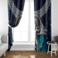 Uranus Greek God Of The Sky Window Curtain Greek Mythology Celestial Zodiac Constellation Vintage