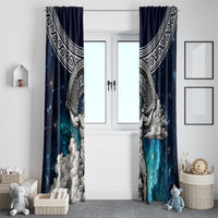 Uranus Greek God Of The Sky Window Curtain Greek Mythology Celestial Zodiac Constellation Vintage