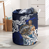 Uranus The Primal Sky Greek God Laundry Basket Vintage Celestial Armillary Sphere Cosmos Mythology