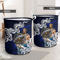 Uranus The Primal Sky Greek God Laundry Basket Vintage Celestial Armillary Sphere Cosmos Mythology