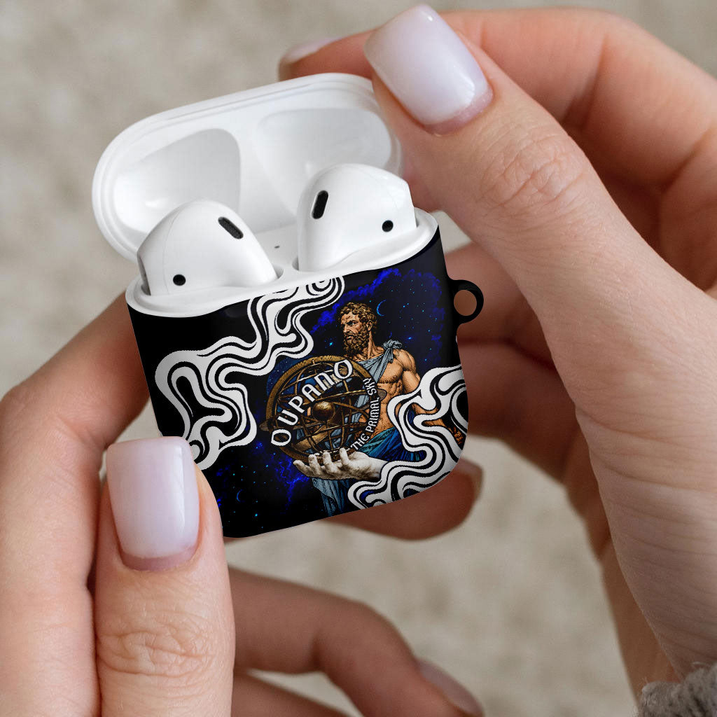 Uranus The Primal Sky Greek God AirPods Case Vintage Celestial Armillary Sphere Cosmos Mythology