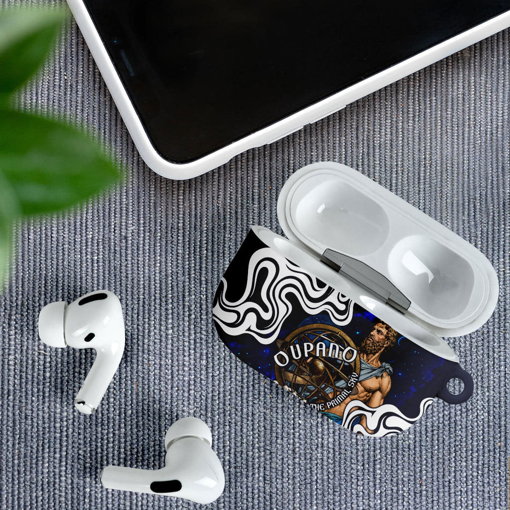 Uranus The Primal Sky Greek God AirPods Case Vintage Celestial Armillary Sphere Cosmos Mythology