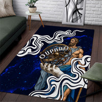 Uranus The Primal Sky Greek God Area Rug Vintage Celestial Armillary Sphere Cosmos Mythology