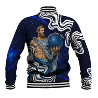 Uranus The Primal Sky Greek God Baseball Jacket Vintage Celestial Armillary Sphere Cosmos Mythology