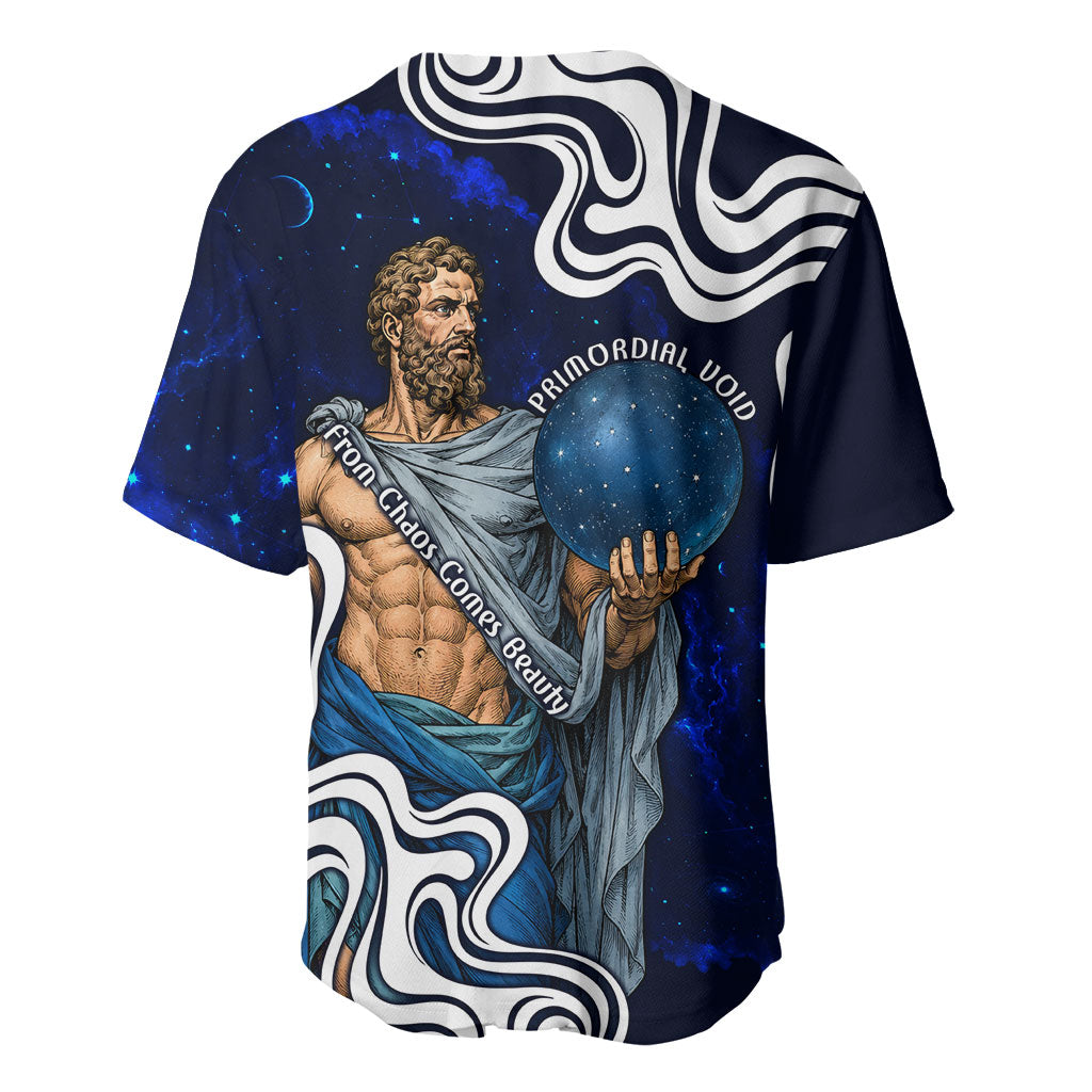Uranus The Primal Sky Greek God Baseball Jersey Vintage Celestial Armillary Sphere Cosmos Mythology