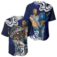 Uranus The Primal Sky Greek God Baseball Jersey Vintage Celestial Armillary Sphere Cosmos Mythology