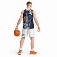 Uranus The Primal Sky Greek God Basketball Jersey Vintage Celestial Armillary Sphere Cosmos Mythology