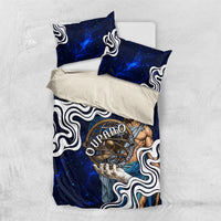 Uranus The Primal Sky Greek God Bedding Set Vintage Celestial Armillary Sphere Cosmos Mythology