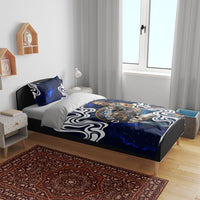 Uranus The Primal Sky Greek God Bedding Set Vintage Celestial Armillary Sphere Cosmos Mythology