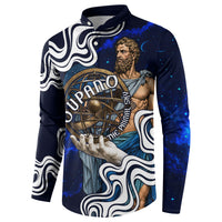 Uranus The Primal Sky Greek God Button Sweatshirt Vintage Celestial Armillary Sphere Cosmos Mythology
