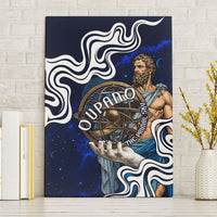 Uranus The Primal Sky Greek God Canvas Wall Art Vintage Celestial Armillary Sphere Cosmos Mythology