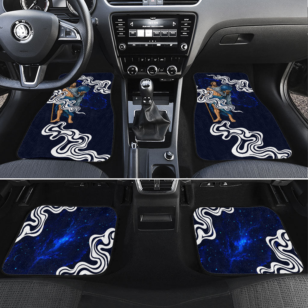 Uranus The Primal Sky Greek God Car Mats Vintage Celestial Armillary Sphere Cosmos Mythology
