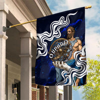 Uranus The Primal Sky Greek God Garden Flag Vintage Celestial Armillary Sphere Cosmos Mythology