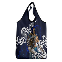 Uranus The Primal Sky Greek God Grocery Bag Vintage Celestial Armillary Sphere Cosmos Mythology