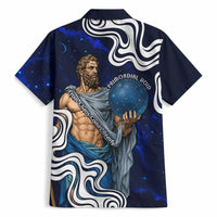 Uranus The Primal Sky Greek God Hawaiian Shirt Vintage Celestial Armillary Sphere Cosmos Mythology