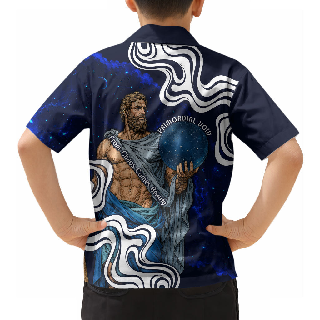 Uranus The Primal Sky Greek God Hawaiian Shirt Vintage Celestial Armillary Sphere Cosmos Mythology