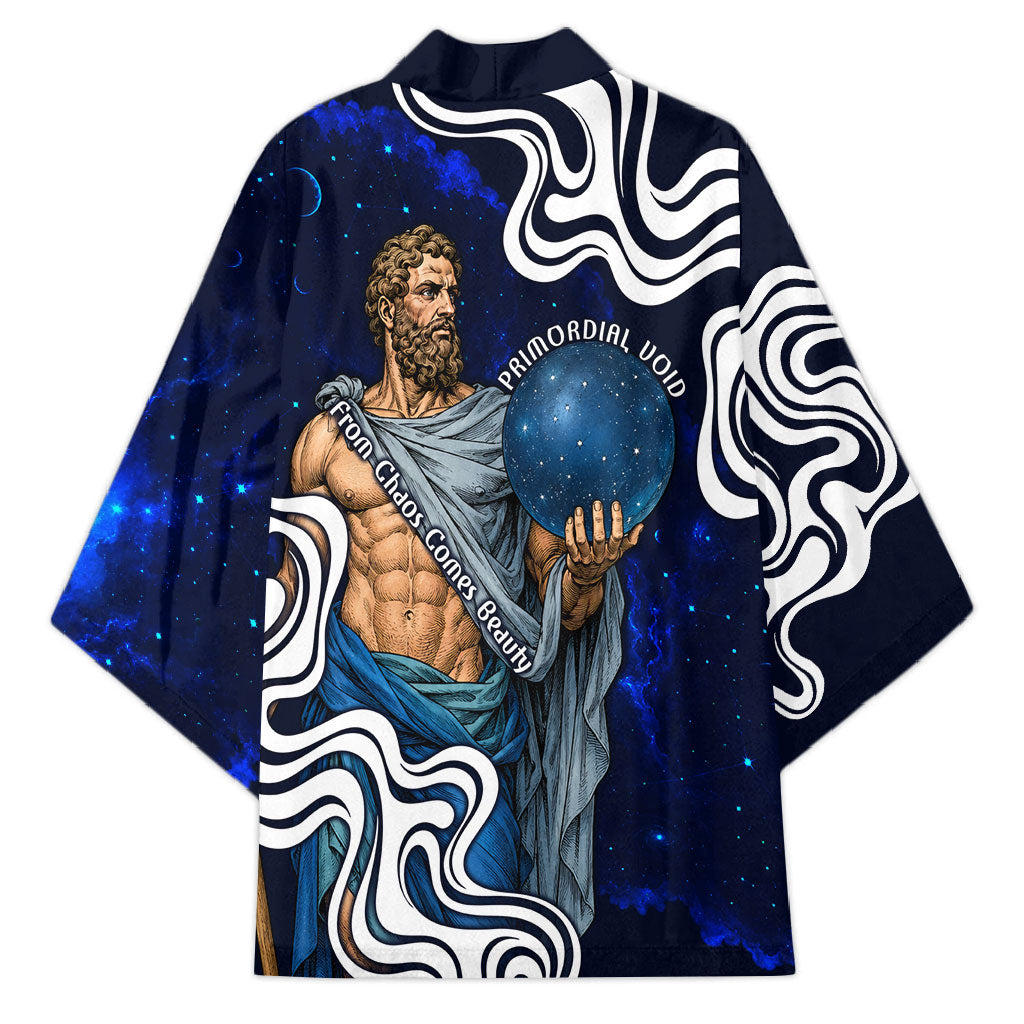 Uranus The Primal Sky Greek God Kimono Vintage Celestial Armillary Sphere Cosmos Mythology