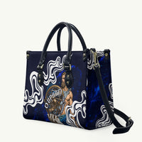 Uranus The Primal Sky Greek God Leather Bag Vintage Celestial Armillary Sphere Cosmos Mythology