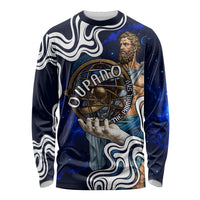 Uranus The Primal Sky Greek God Long Sleeve Shirt Vintage Celestial Armillary Sphere Cosmos Mythology