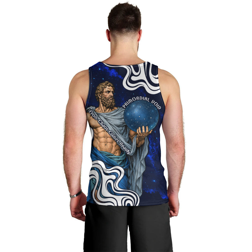 Uranus The Primal Sky Greek God Men Tank Top Vintage Celestial Armillary Sphere Cosmos Mythology