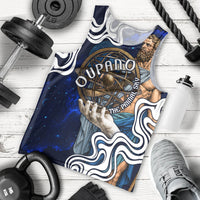 Uranus The Primal Sky Greek God Men Tank Top Vintage Celestial Armillary Sphere Cosmos Mythology