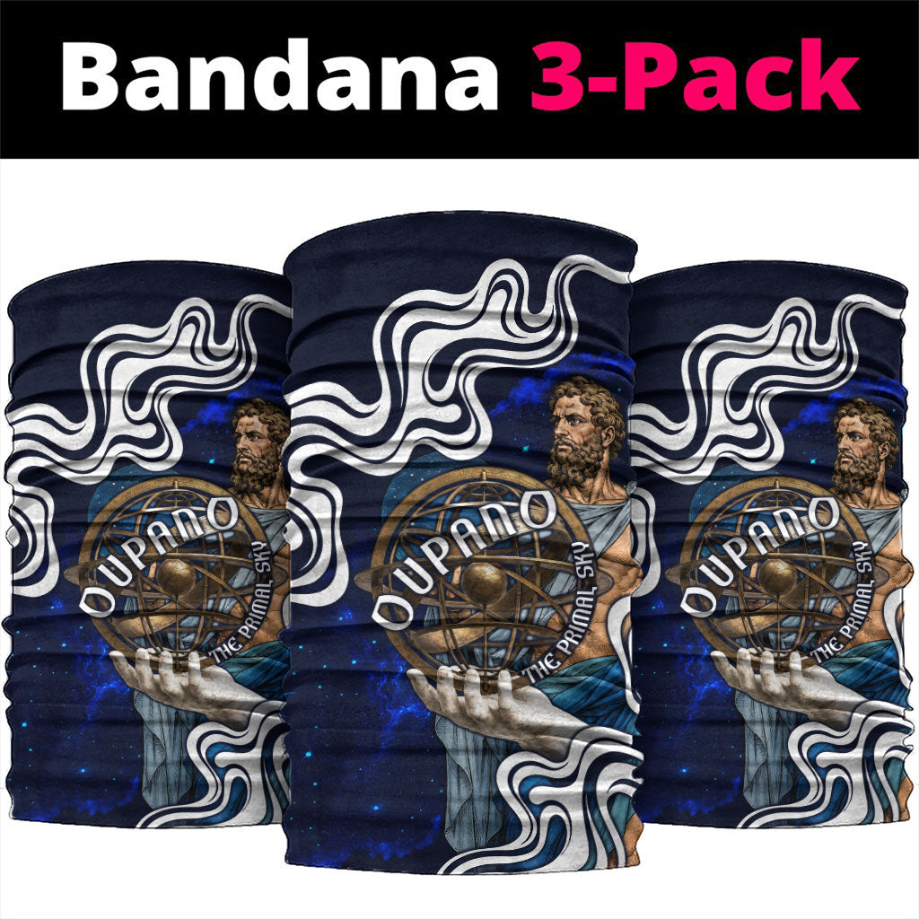 Uranus The Primal Sky Greek God Neck Gaiter Vintage Celestial Armillary Sphere Cosmos Mythology