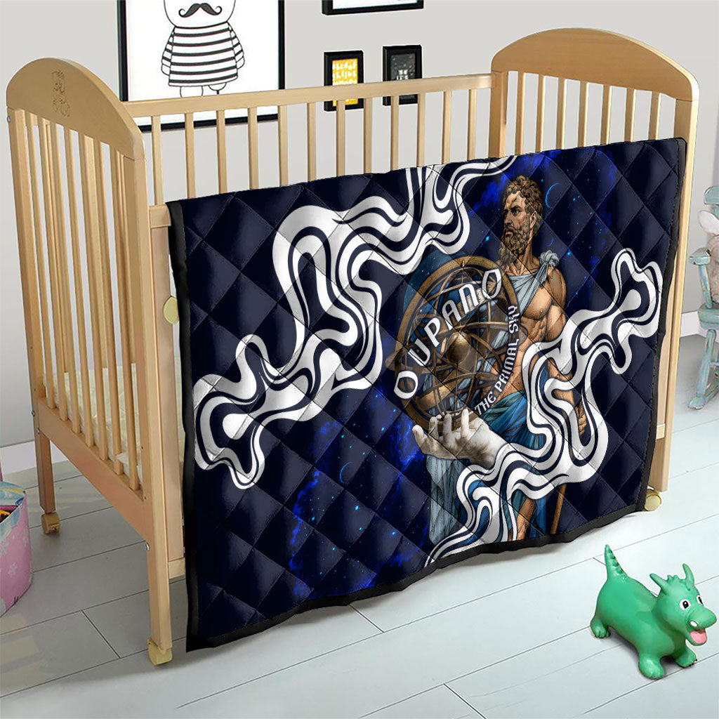 Uranus The Primal Sky Greek God Quilt Vintage Celestial Armillary Sphere Cosmos Mythology