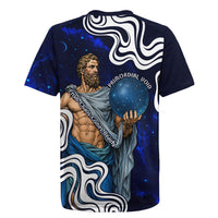 Uranus The Primal Sky Greek God Rugby Jersey Vintage Celestial Armillary Sphere Cosmos Mythology