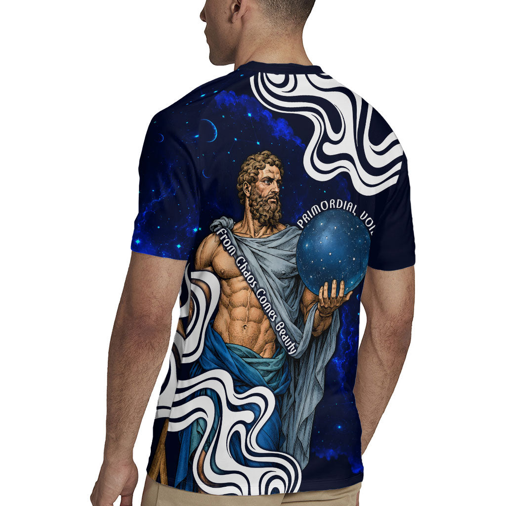 Uranus The Primal Sky Greek God Rugby Jersey Vintage Celestial Armillary Sphere Cosmos Mythology