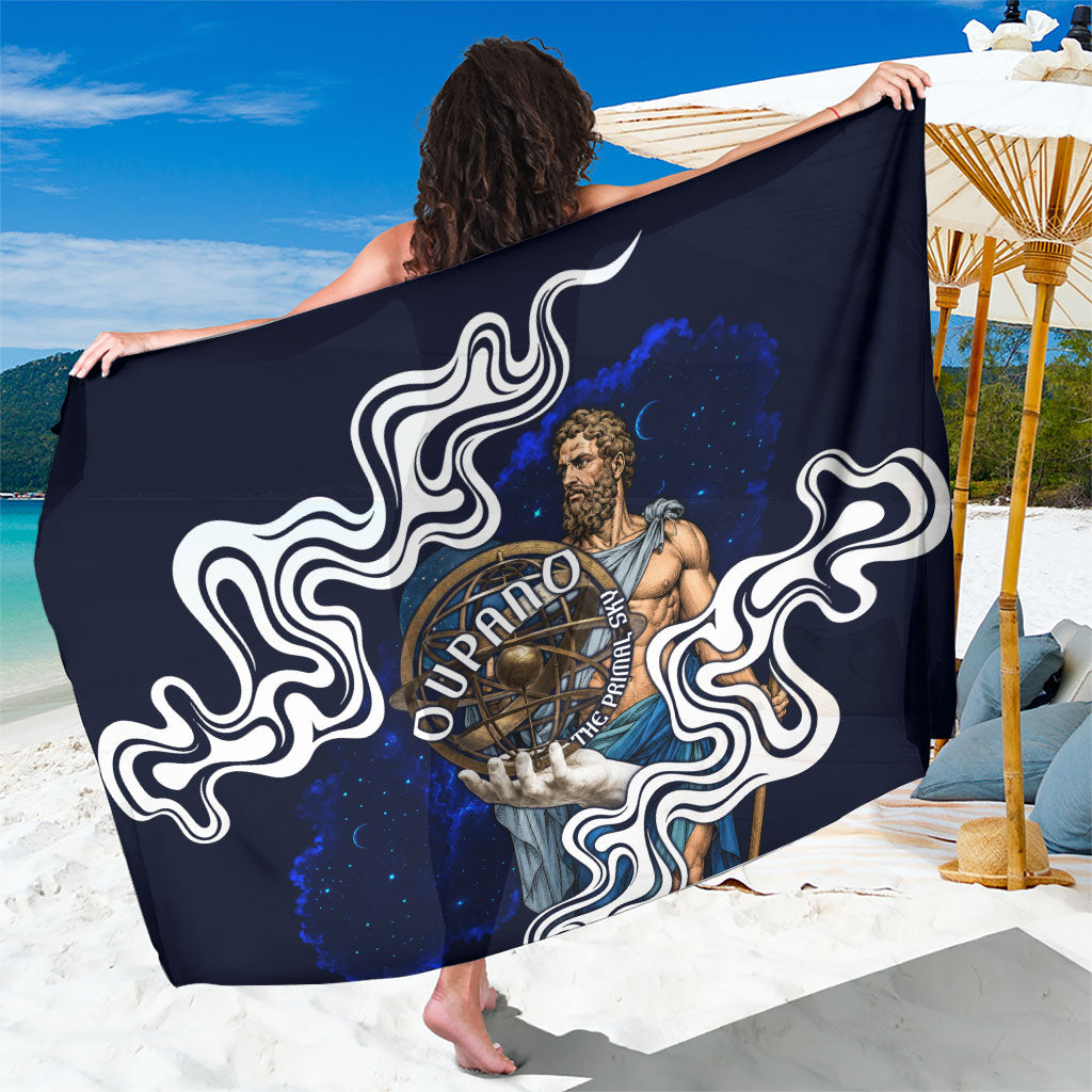 Uranus The Primal Sky Greek God Sarong Vintage Celestial Armillary Sphere Cosmos Mythology