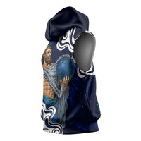 Uranus The Primal Sky Greek God Sleeveless Hoodie Vintage Celestial Armillary Sphere Cosmos Mythology