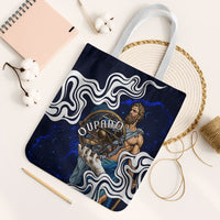Uranus The Primal Sky Greek God Tote Bag Vintage Celestial Armillary Sphere Cosmos Mythology